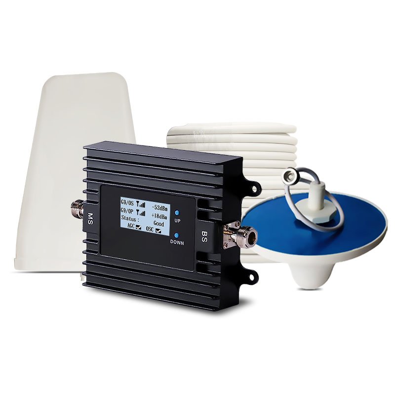 EasyBoost 850/AWS2100Mhz B5,B4,B66 LTE 4G Cell Phone Signal Booster 2G 3G 4G Repeater Full Kit Coverage Up To 800M2