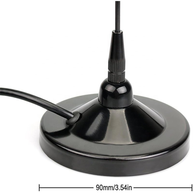 Dual Band 144/430MHz Antenna With Magnetic Base VHF UHF Black Ham Radio Antenna For Car