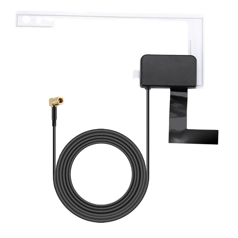 Car Universal Antenna DAB Digital Car Radio Antenna Aerial SMB Window Glass Mount Built Signal Booster