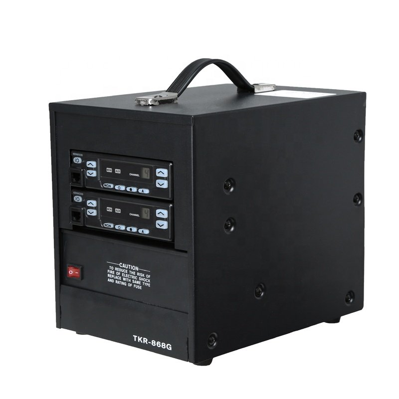 TKR-868G VHF/UHF Analog Repeater for Kenwood 50km Communication Range 30W Output Mobile Radios Car Radios 50km Wireless Intercom