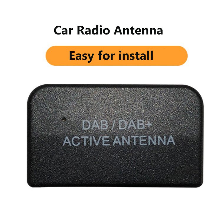 Dab Radio Receiver In Car Antenna Digital DAB+ Adapter Aux Tuner Box Audio USB Amplified Loop Antenna Android Decoding Radios