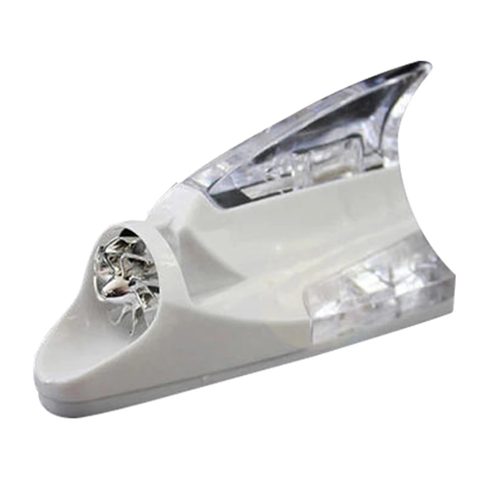 Universal Car Auto Styling Wind Power Anti Collision Warning Light Shark Fin Antenna Shaped LED Warning Flashing Light Lamp