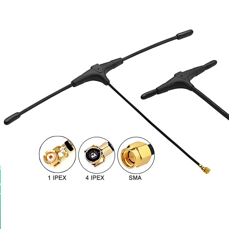 2.4G/915/868MHz SMA IPEX1 Connector UFL T-plane Antenna For Long Rang FPV Racing Drone Airplane Quadcopter