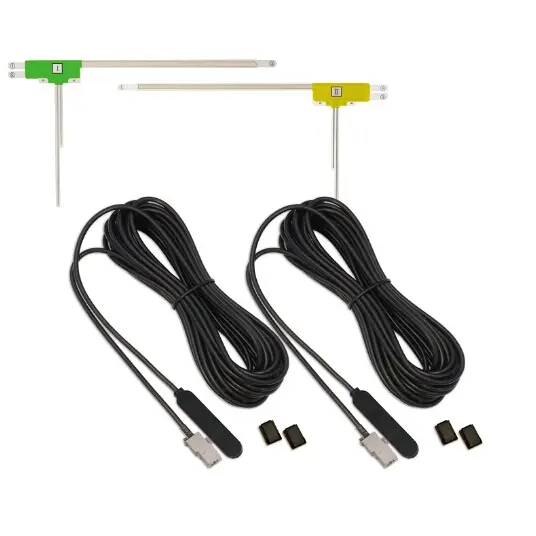 Factory Price Japan Wireless DAB ISDB-T DVB-T Car Film Vhf Uhf Car Digital TV Antenna With GT13 GT16 VR1 HF201 Connector