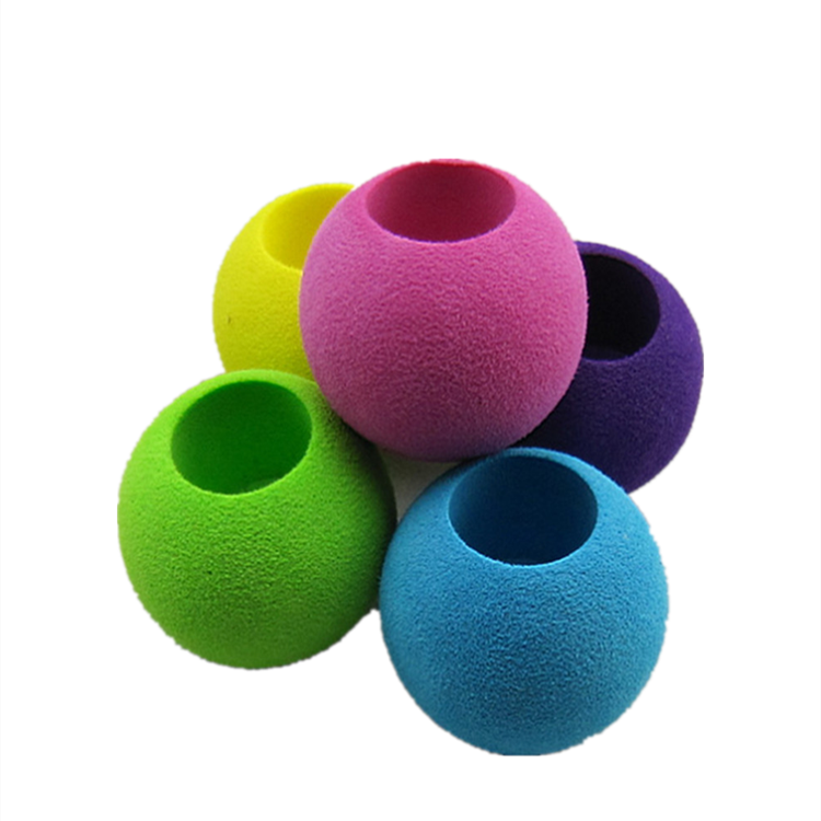 Colorful Car Antenna Ball Sky Topper EVA Foam Toy Foam Punched Christmas Gift Ball