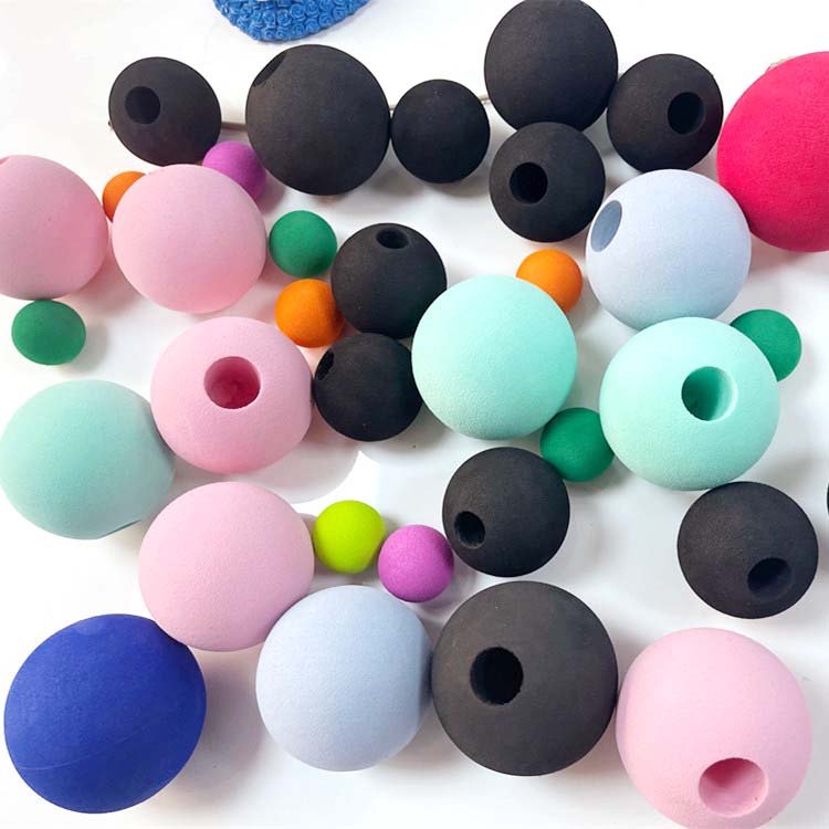 Colorful Car Antenna Ball Sky Topper EVA Foam Toy Foam Punched Christmas Gift Ball