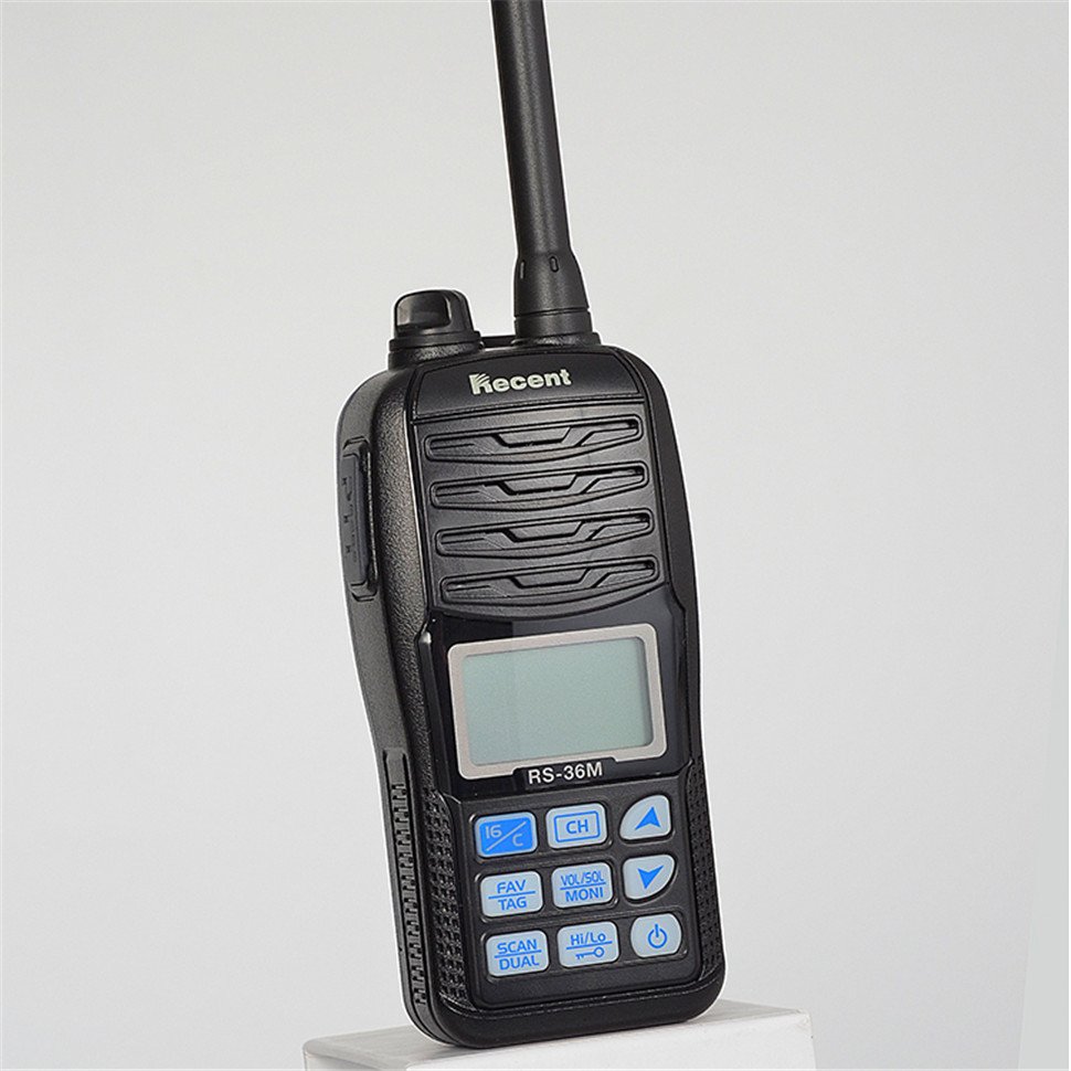 VHF Marine Radio Recent RS-36M Float & Flash Function IPX7 Waterproof Manufactured China