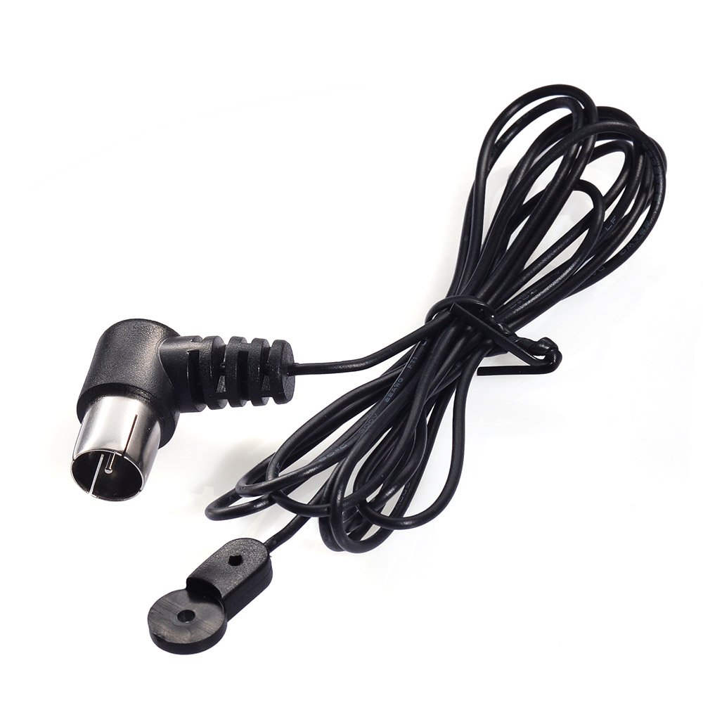 Indoor 75Ohm UNBAL F Male FM Antenna and Hi-Fi AM Loop Antenna 2 Bare Wire Connector for Radio HiFi AV Stereo Receiver System