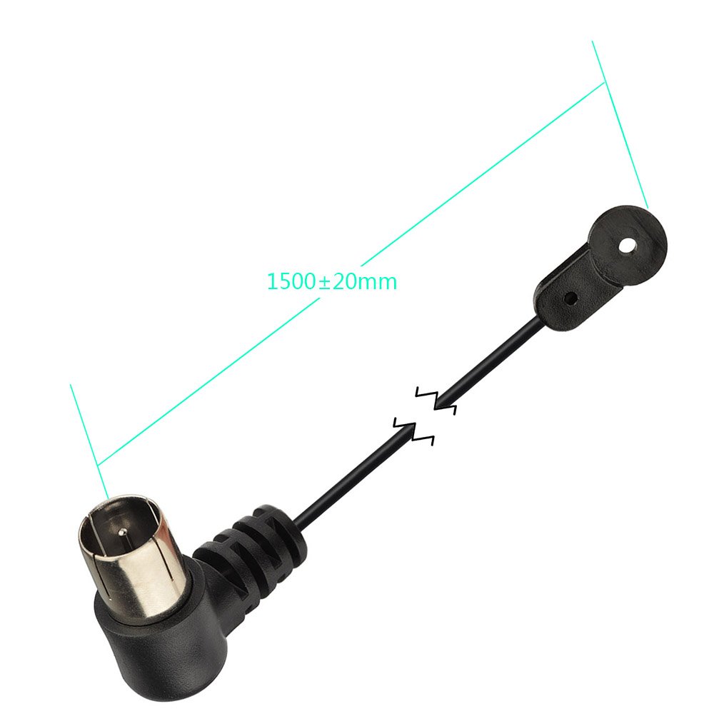 Indoor 75Ohm UNBAL F Male FM Antenna and Hi-Fi AM Loop Antenna 2 Bare Wire Connector for Radio HiFi AV Stereo Receiver System