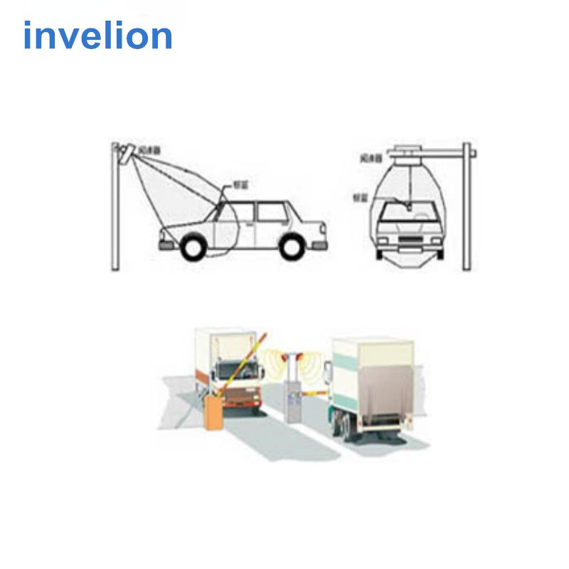 UHF Vehicle Access Control Long Range Gate RFID Reader Wth Integrated Antenna Directional 12m for Toll System