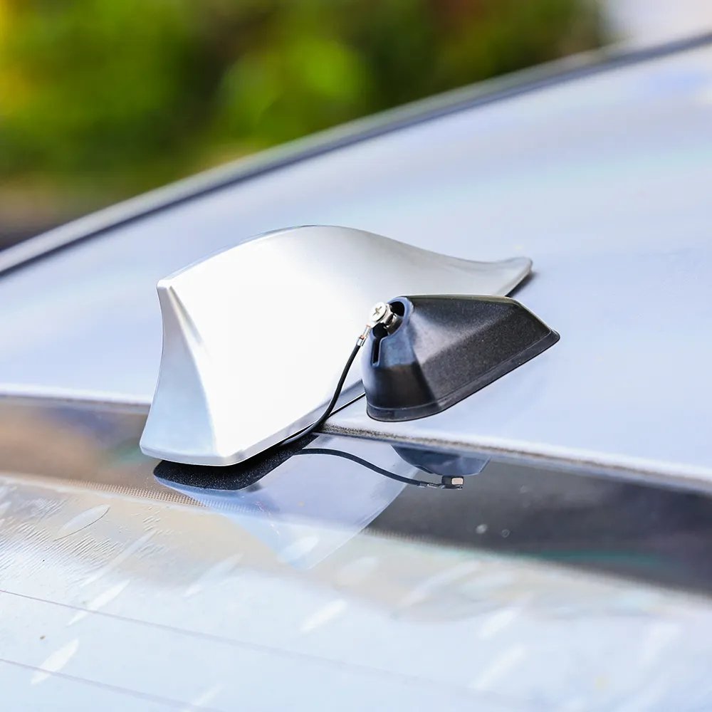 Shark Fin Auto Car Roof Antenna Sticker FM Radio Antena with signal radio universal type decoration