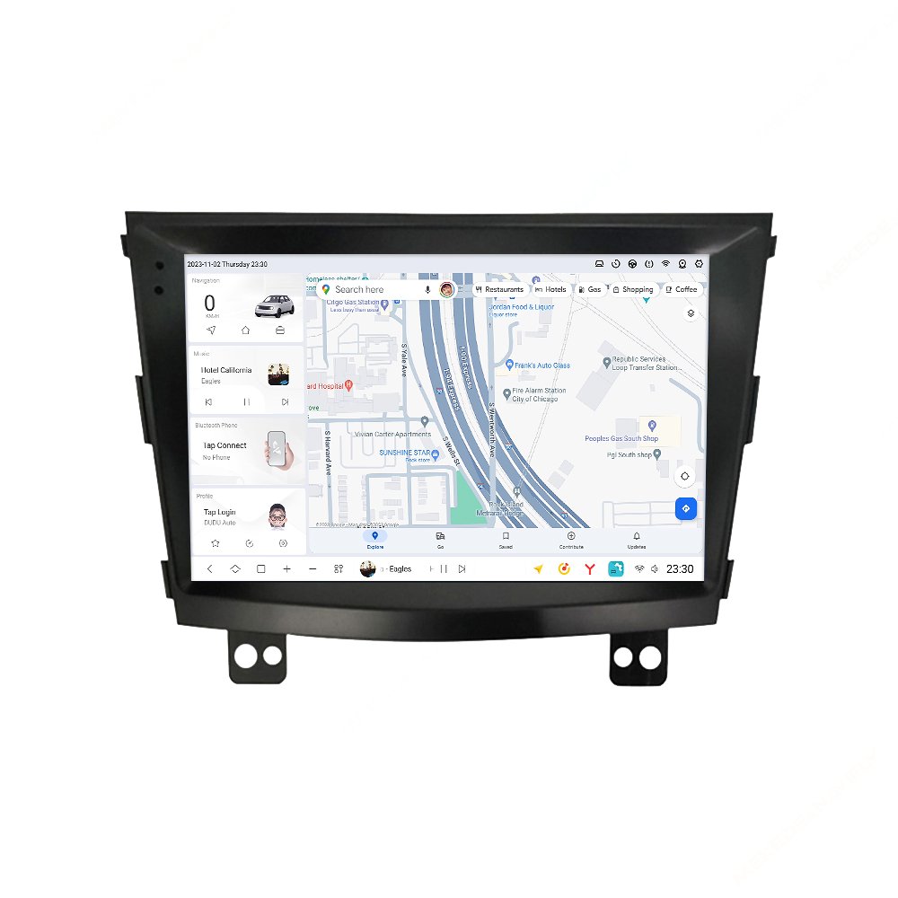 MEKEDE DUDU7 Car Radio Gps Navigation 2k Qled Touch Screen for Ssangyong Tivolan 2014-2017 BT TPMS ADAS DVR