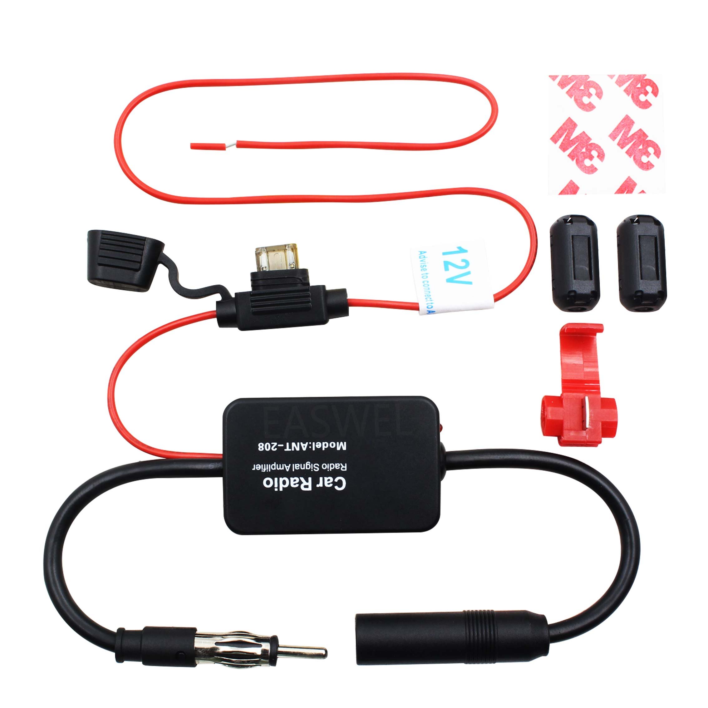 ANT-208 Car Auto Radio Antenna Aerial AM & FM Signal 88-108MHz Amplifier Booster