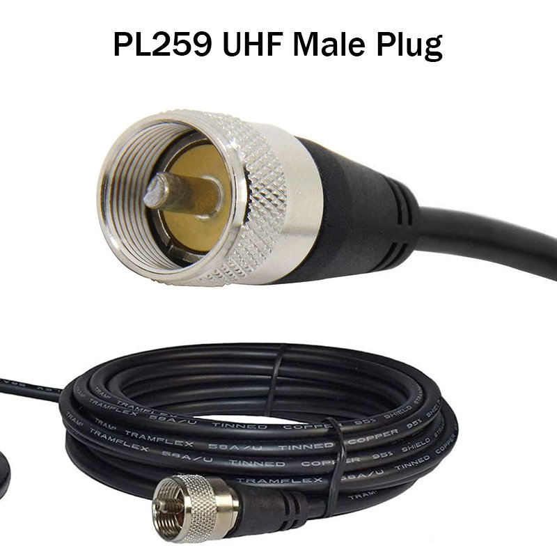 High-Performance 27MHz Mobile CB Antenna with Strong Magnetic Base - Durable 17-7PH Stainless Steel Whip for Trucks & Cars