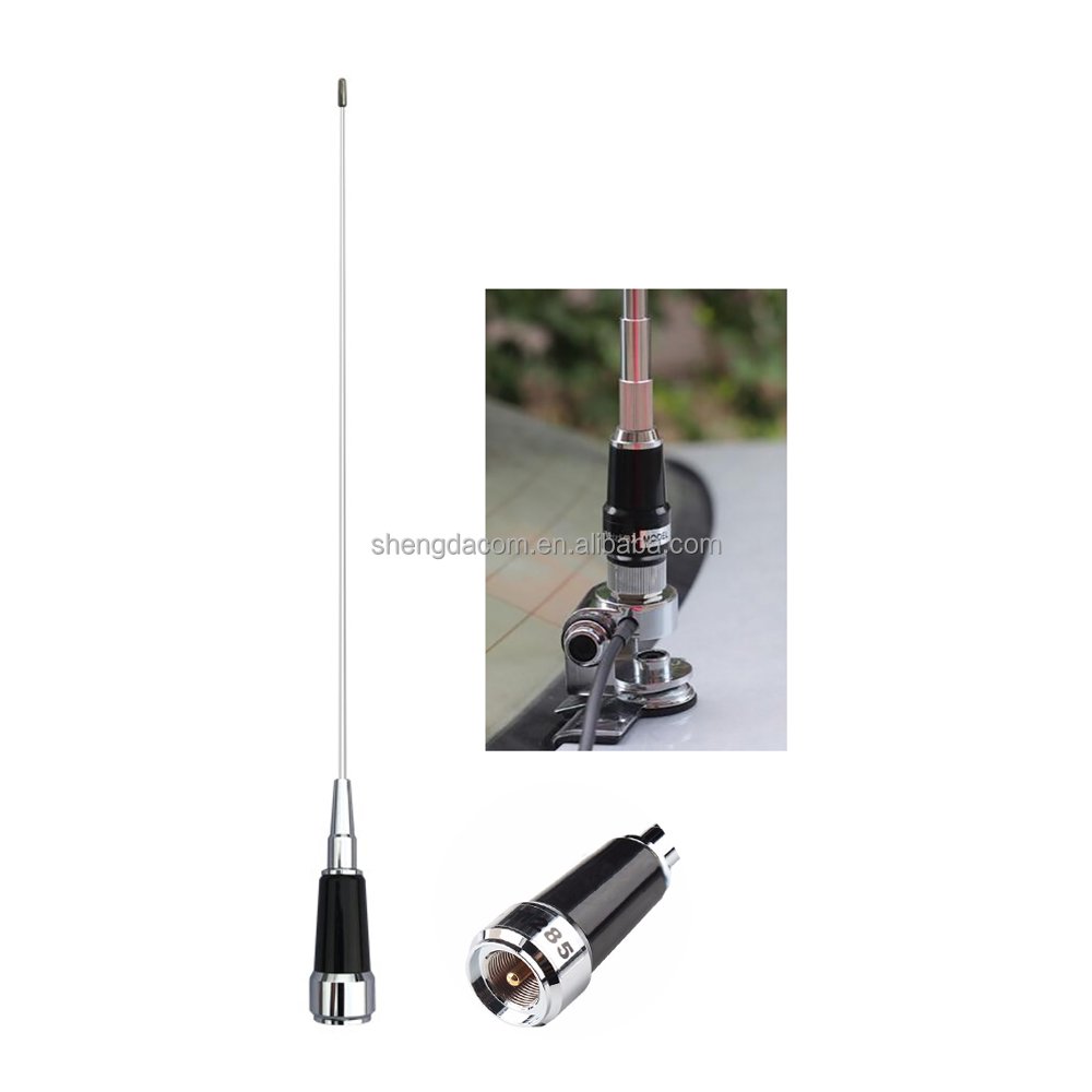 M285 SD-Diamond Mobile Antenna for VHF Ham Radio 136-174MHz Car Omni-directional UHF Antenna 50 Ohm Impedance PL259 Connector