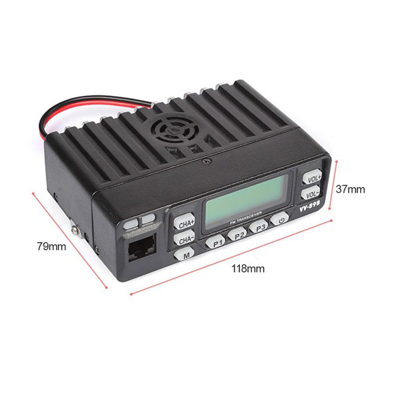 Factory Supply 25W Dual Band VHF UHF Ham Mobile Base Radio