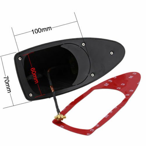 C0357 OEM Carbon Fiber Shark Fin Roof Antenna Car AUTO Aerial FM/AM Radio Signal Universal