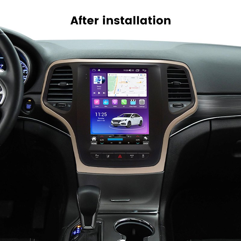 MEKEDE Car 9.7inch Screen Car-play Android Auto 360 Panoramic Camera GPS BT FM AM for JEEP Grand Cherokee 2014-2021