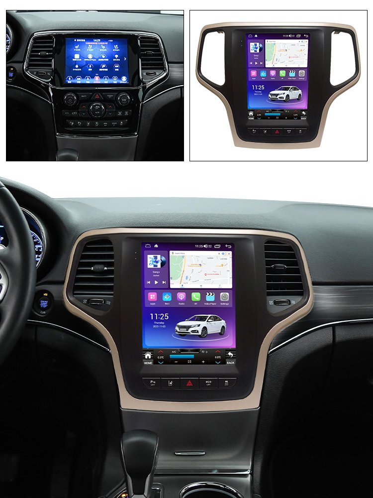 MEKEDE Car 9.7inch Screen Car-play Android Auto 360 Panoramic Camera GPS BT FM AM for JEEP Grand Cherokee 2014-2021