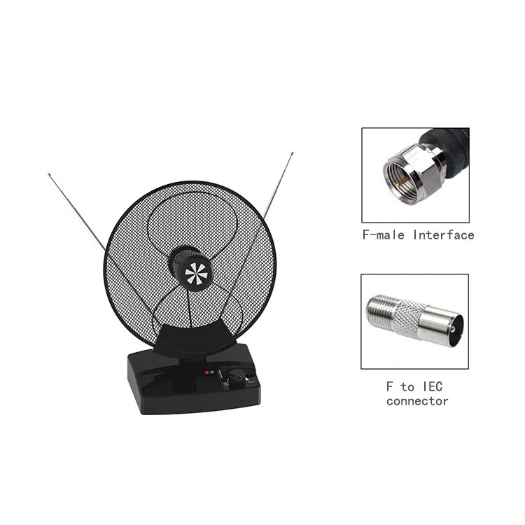 FM VHF UHF Tv Antena Indoor Digital Hdtv Aerial High Gain De Para hd Tv Antenna