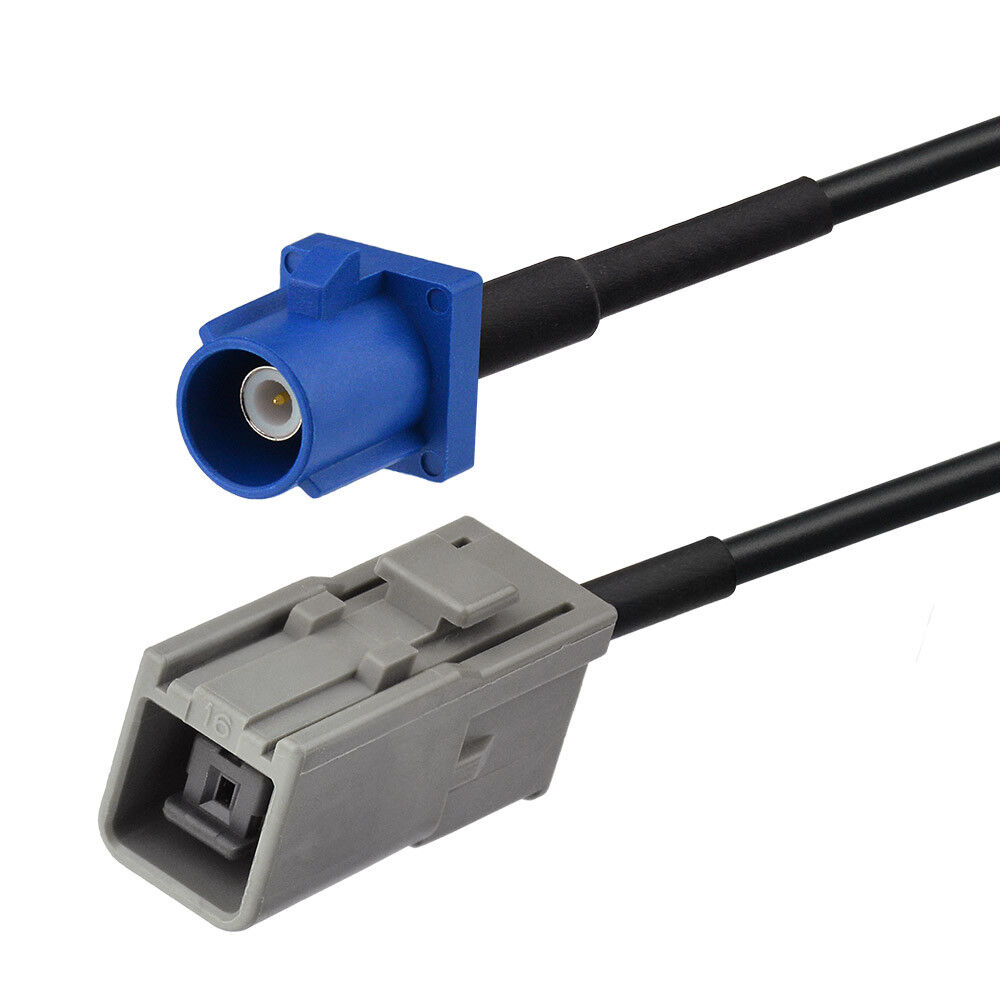 FAKRA C to GT5-1S HRS Grey Jack Adapter Cable 4" GPS Aerial Car Navigation Radio GPS Antenna Extension Cable