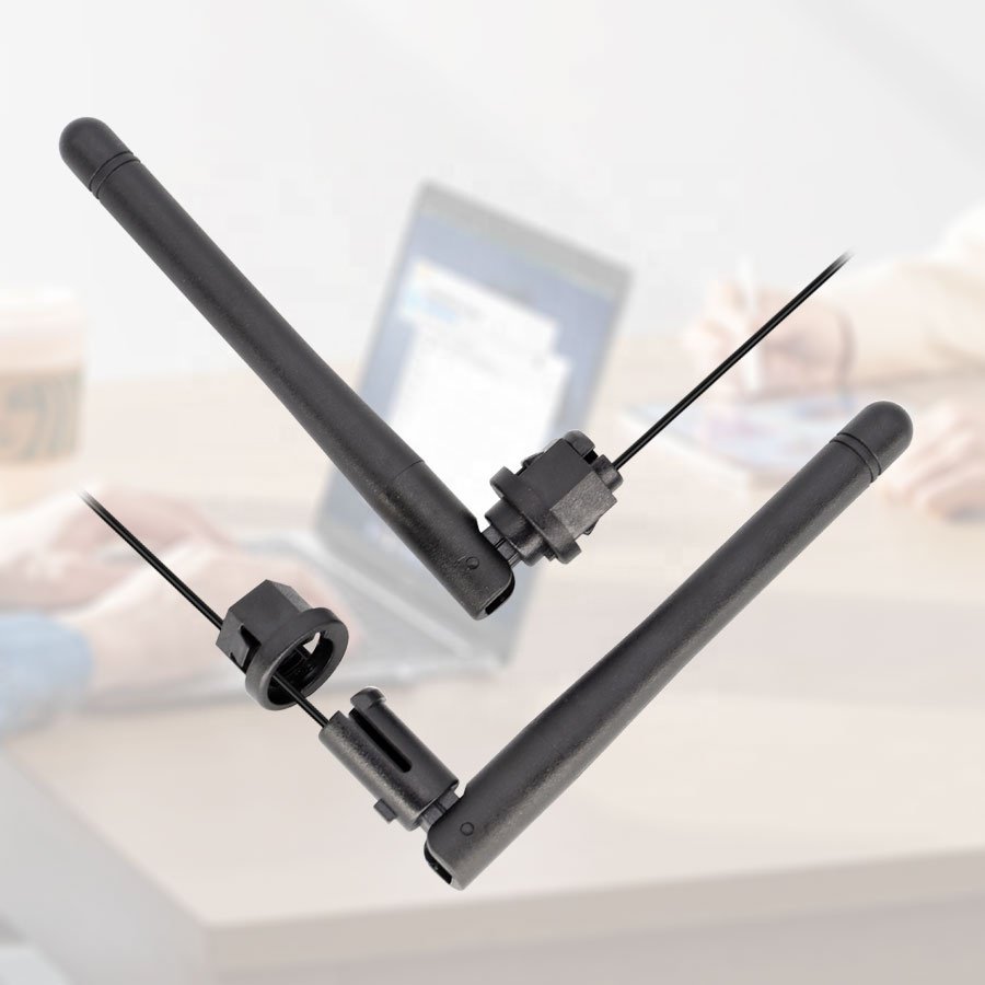 2.4Ghz 3dbi UFL U.FL WIFI Rubber Antenna With RF1.13 low loss Pigtail Extension Cable Blue tooth antenna 2.4G