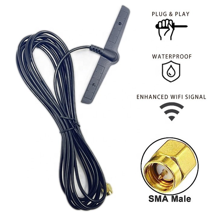 4G LTE Antenna Omni-Directional 700-2700MHZ Adhesive Mount SMA TS9 RG174 cable 3m cellular 4G LTE wifi 2.4g 5.8ghz patch antenna