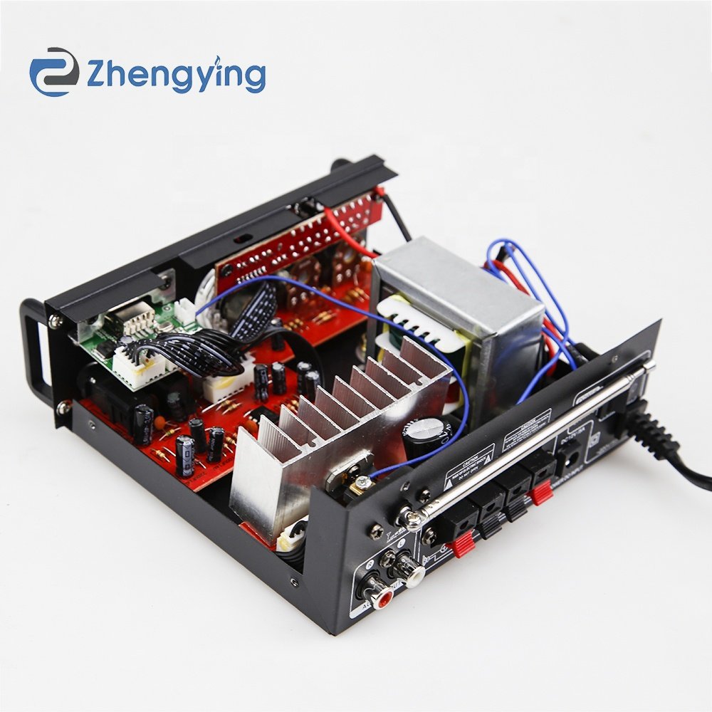 Home Digital Amplifiers Audio 110-220V Bass Audio Power BT Amplifier Hifi FM Auto Music Car Subwoofer Speakers AV-263BT
