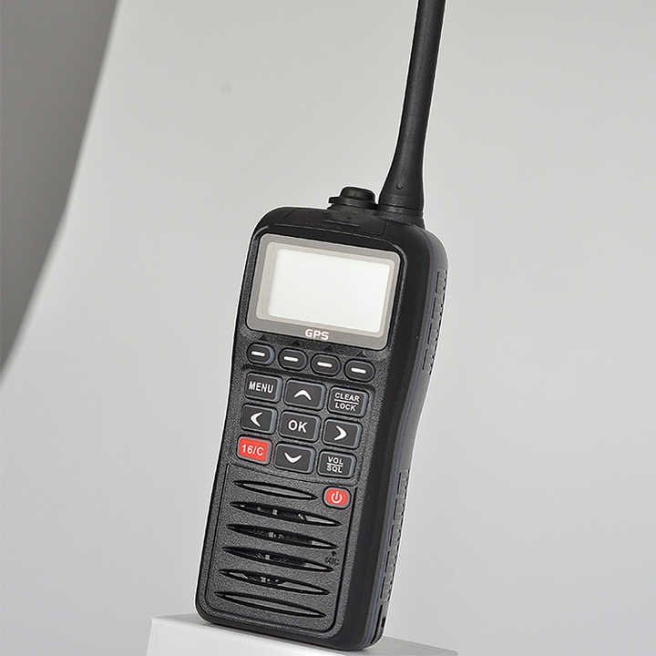 Portable IPX7 Waterproof VHF Handheld Marine Radio GPS DSC MOB RS-38M Interphone Practical IPX7 Waterproof Digital Walkie DMR