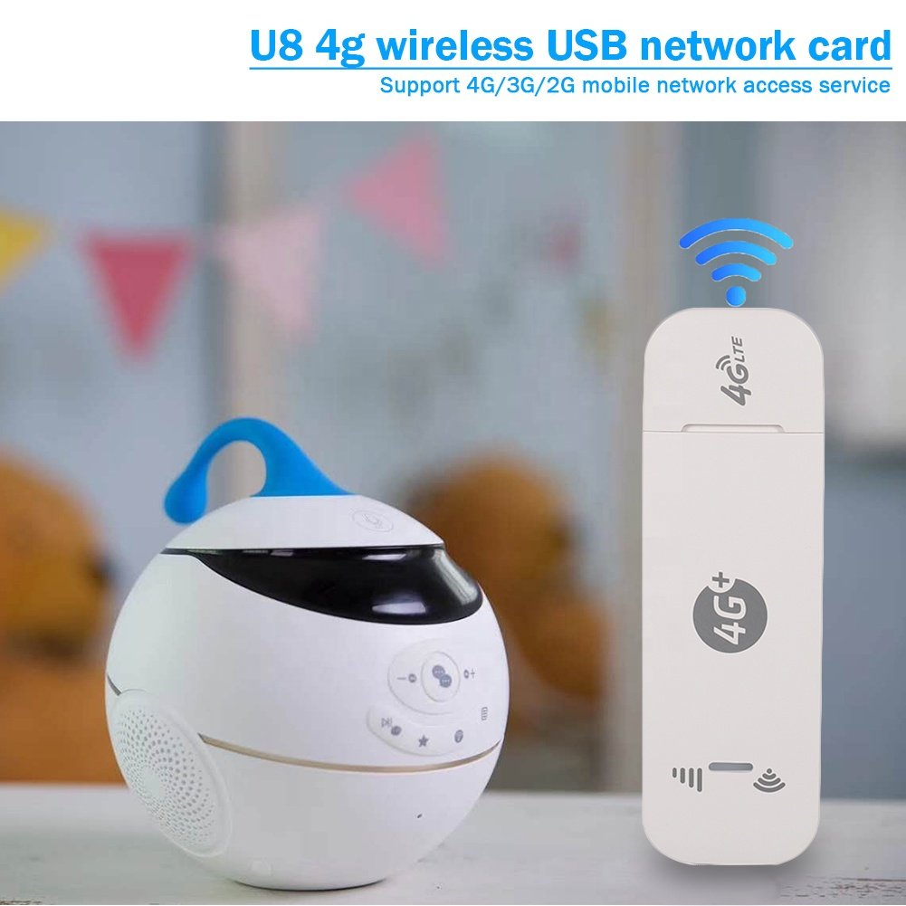 4G Wifi Router Unlimited U8 Modem Sim USB Dongle Wireless Car Modem Mobile Mini Hotspot USB LTE Modem Dongle with Antenna Port