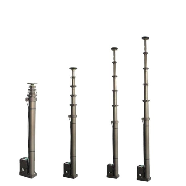10m aluminum telescopic antenna mast for car truck trailer