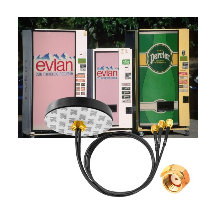 4G LTE MIMO 2.4G Wifi 6e Cellular GPS Antenna Three in One Combo GPS Receiver Antenna Outdoor for Car Vehicle Charging Station