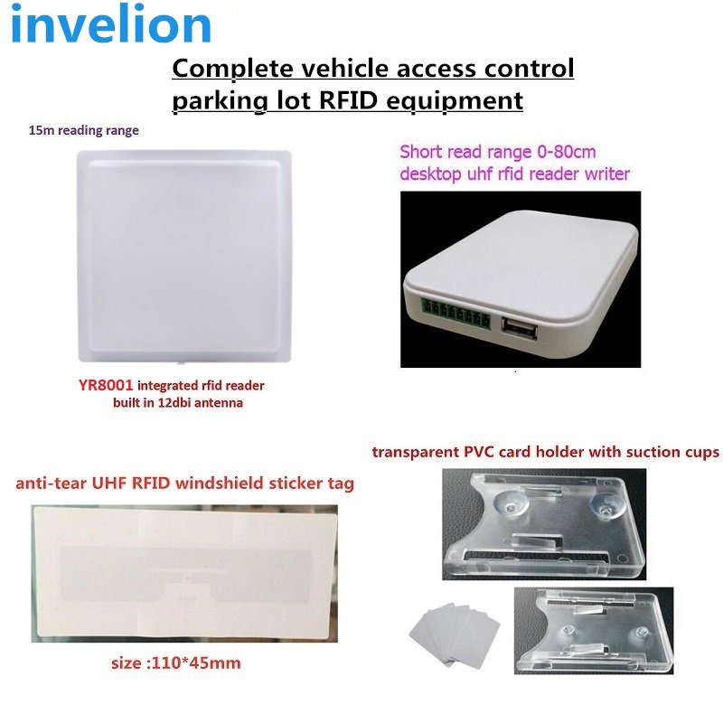 Long Range Epc Class 1 Gen 2 Car Uhf Rfid Windshield Tag Sticker Label Anti Tamper Parking Access Control Passive Programmable