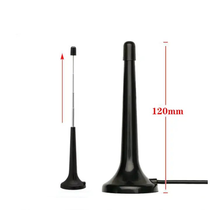 Car Radio DVB-T Antena UHF VHF Digital Telescopic Indoor TV Antenna