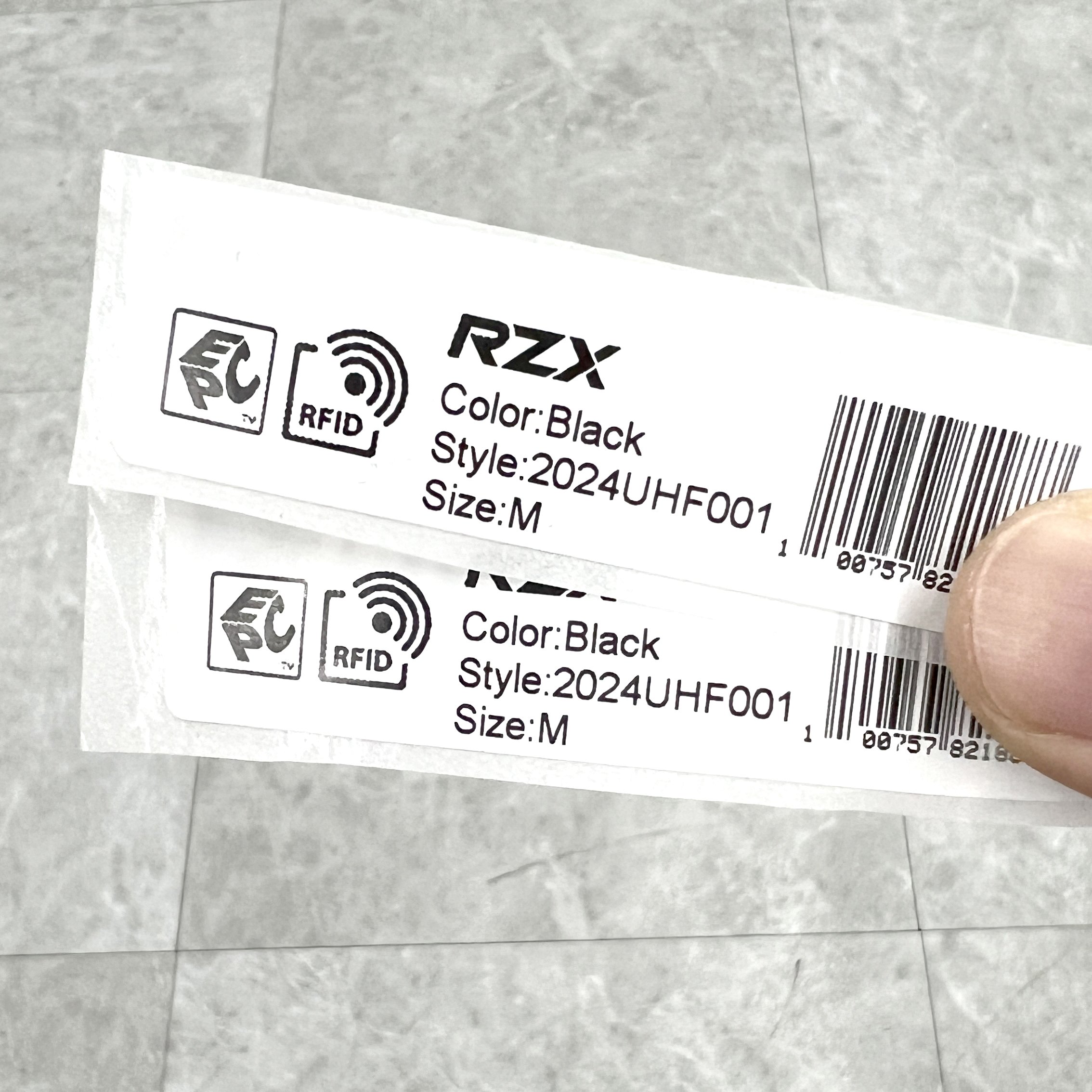 ISO18000 6C Printable RFID Label for Supermarket UHF Sticker Tag