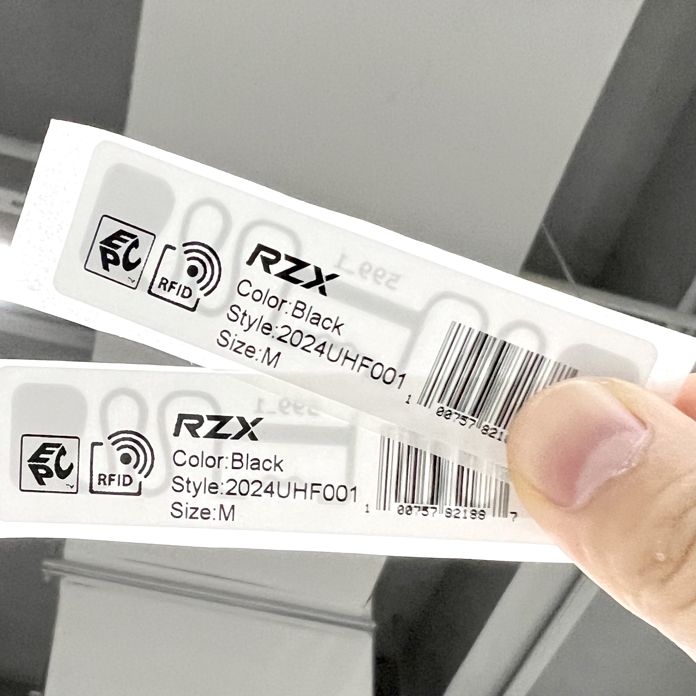 ISO18000 6C Printable RFID Label for Supermarket UHF Sticker Tag