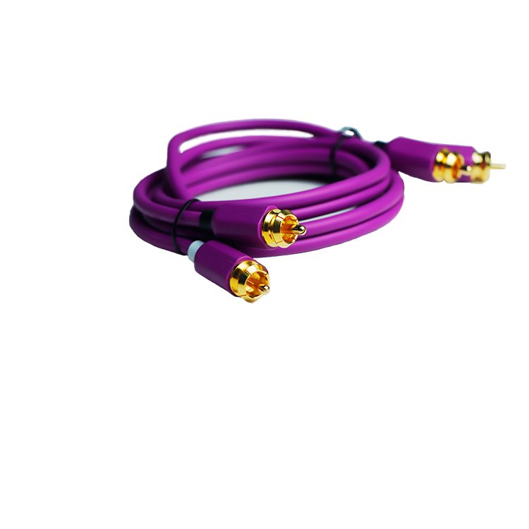 2m Pure Copper High Performance Speaker AUX Connector Wire Cable 2R-2R Car Audio 3.5 Male to Male Plug RCA Cable