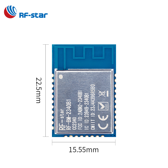 Cheap RF-star cc2340 2.4ghz zigbee Bluetooth 5.3 transmitter receiver wireless module CC2340R5 module for digital car keys