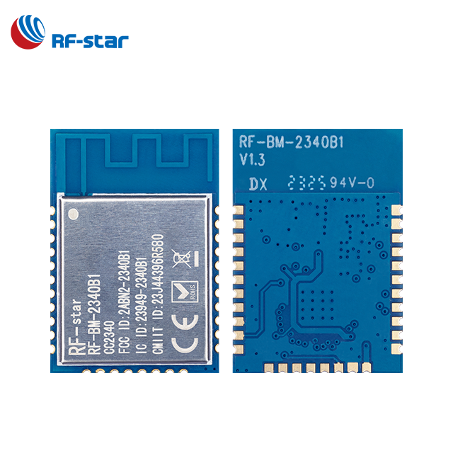 Cheap RF-star cc2340 2.4ghz zigbee Bluetooth 5.3 transmitter receiver wireless module CC2340R5 module for digital car keys