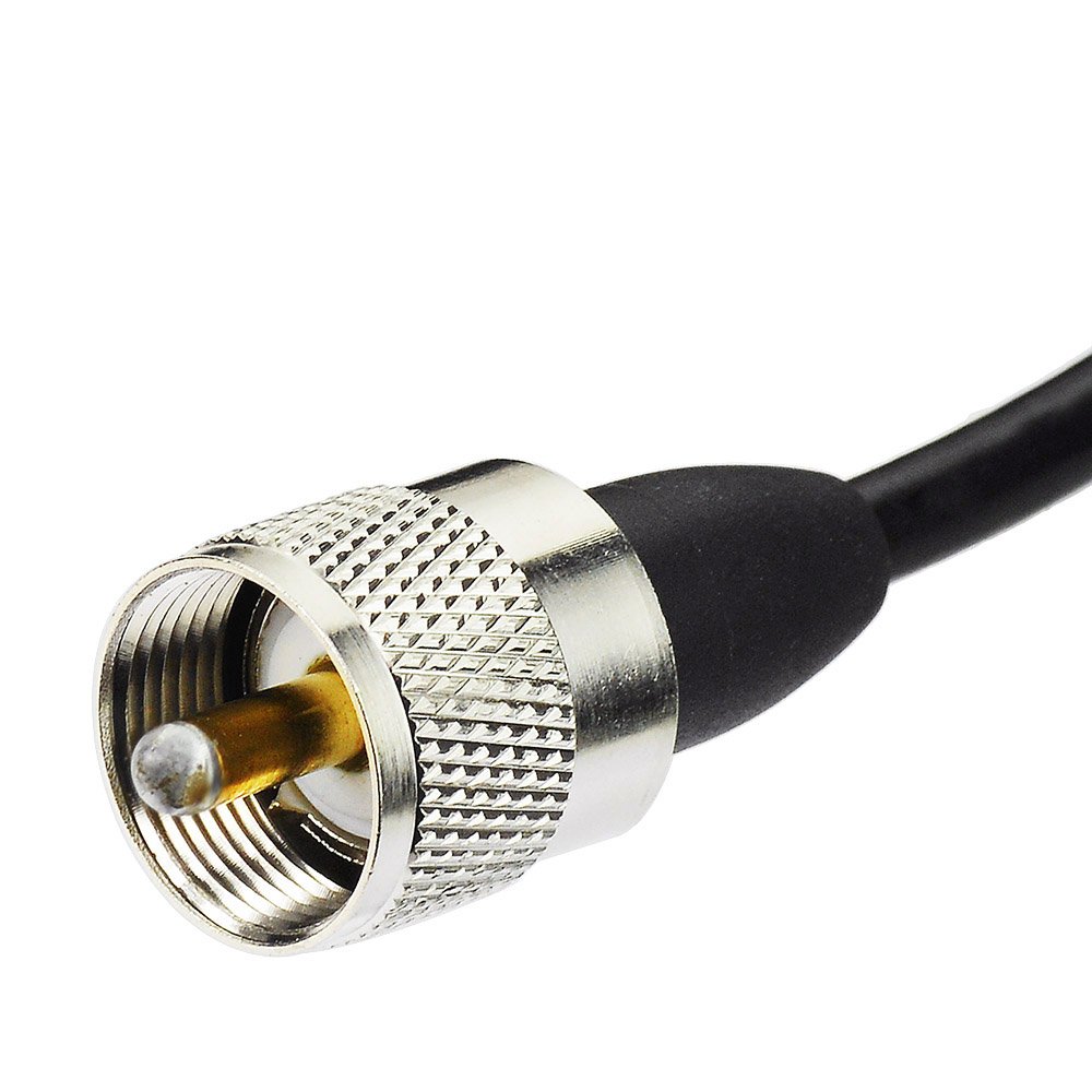 Dual Band VHF UHF Ham Mobile Radio Antenna PL259 with Magnetic Base 5M Cable 144/430mhz
