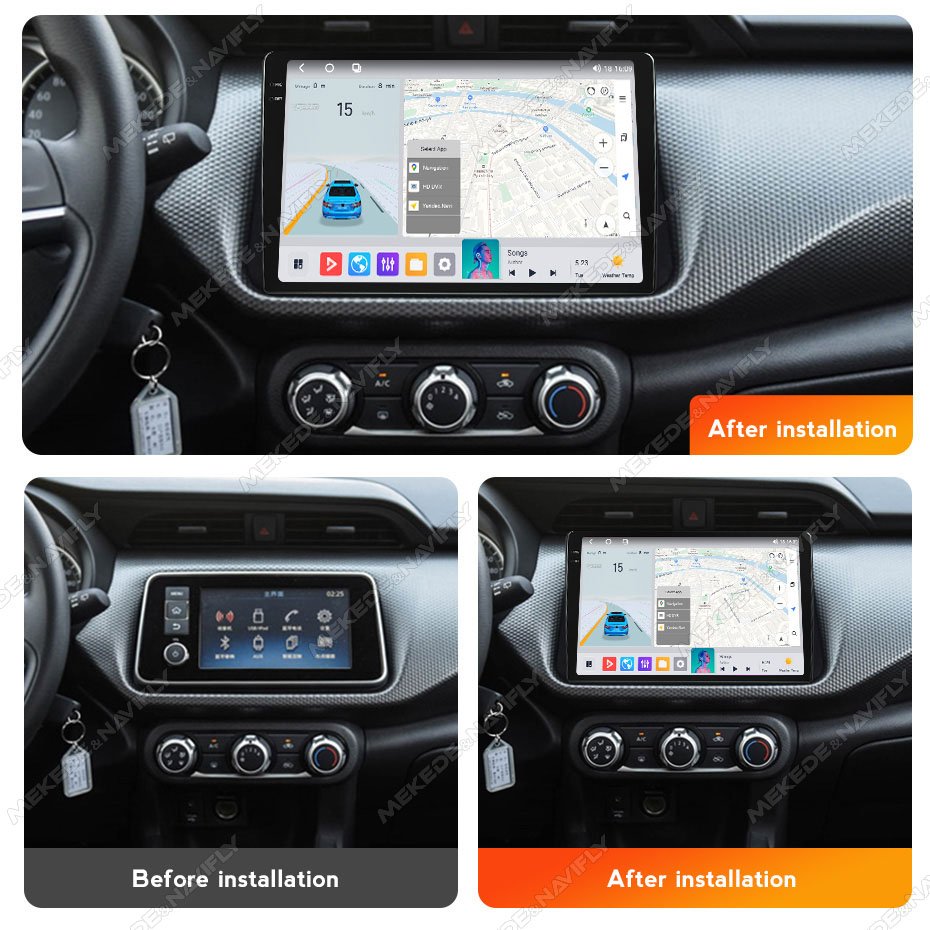 MEKEDE M6 M7 2K QLED Screen 360 Camera Car Radio Gps Navigation for Nissan Kicks Micra P15 2016-2020 BT DSP GPS Stereo