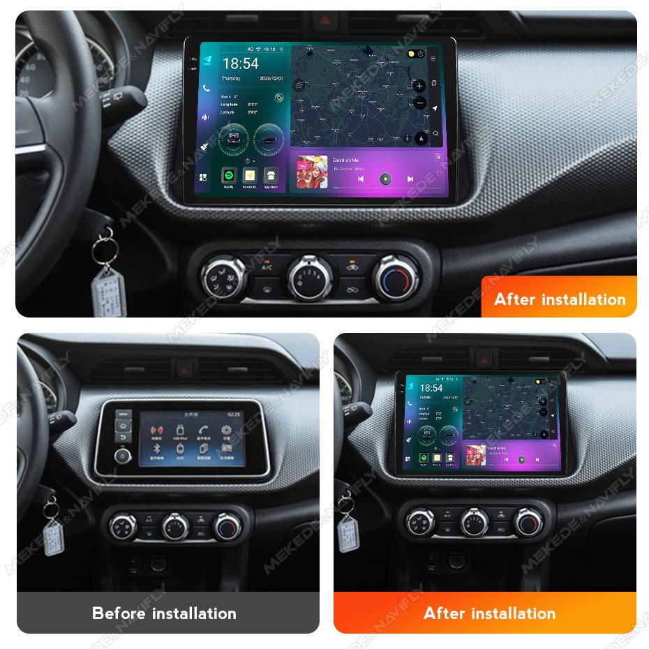 MEKEDE M6 M7 2K QLED Screen 360 Camera Car Radio Gps Navigation for Nissan Kicks Micra P15 2016-2020 BT DSP GPS Stereo