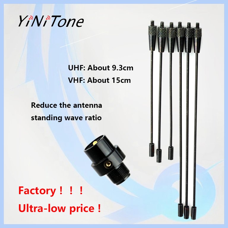 Portable Practical RE-02 UHF F/M Ground Radical Signal Antenna Easy Apply Omnidirectional Car Radio Enhance Professional Antenna