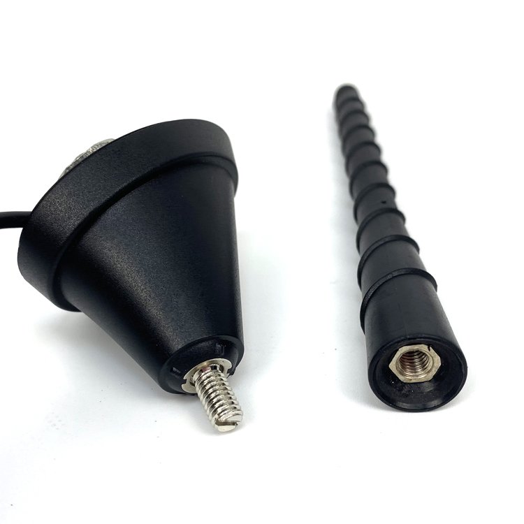 Waterproof Auto Exterior Top Roof Digital Radio Signal Aerial Decoration DAB Car Antenna with SMB Connector 200mm Cable