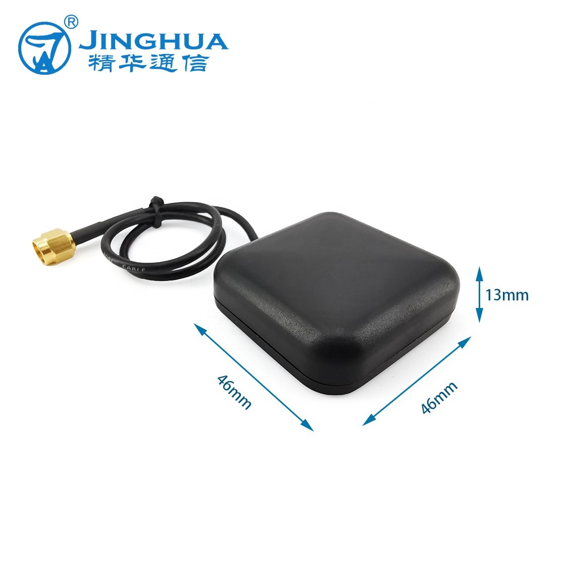 1575MHz 28dB Low Profile GPS Antenna Active GLONASS Waterproof Car Antenna for GPS Navigation