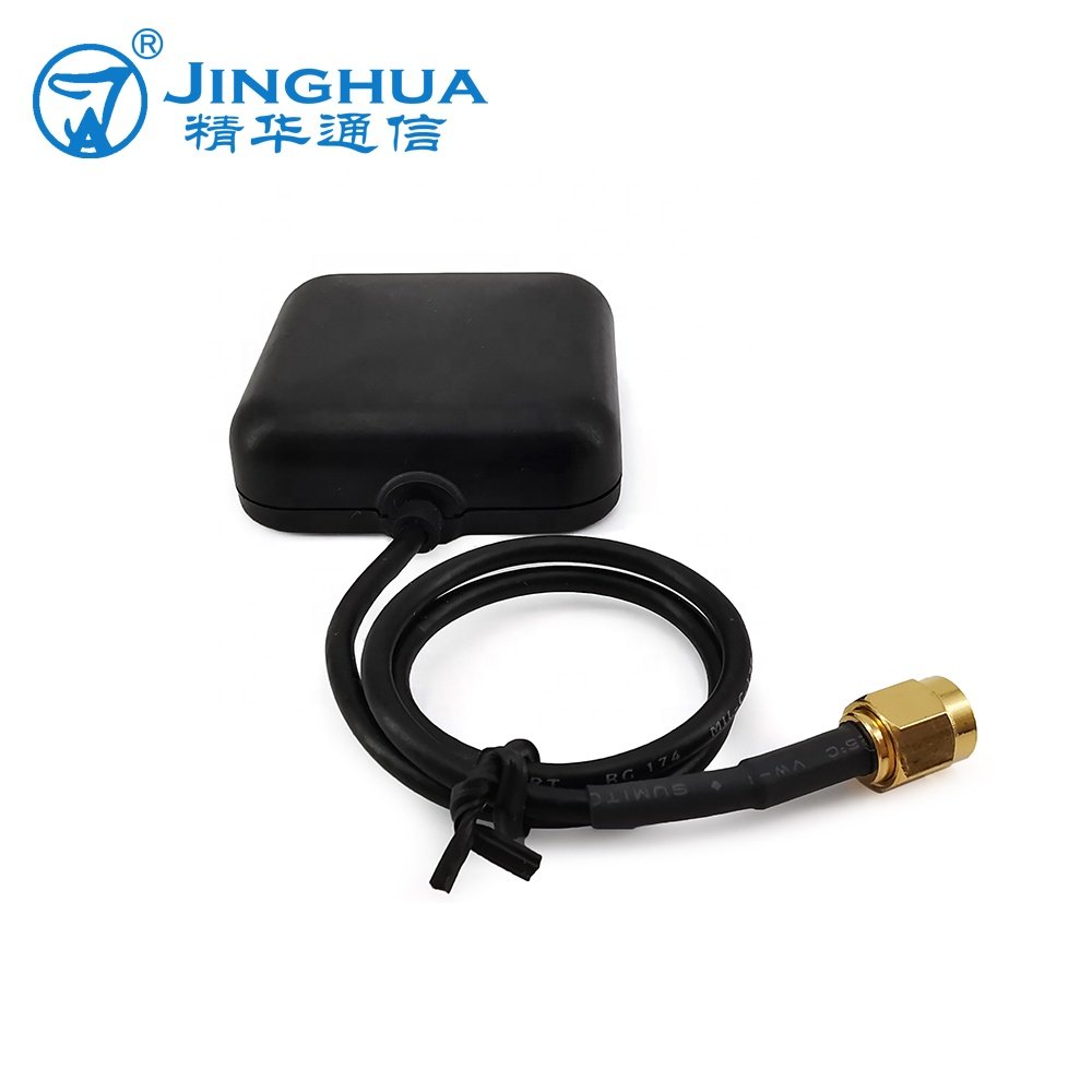 1575MHz 28dB Low Profile GPS Antenna Active GLONASS Waterproof Car Antenna for GPS Navigation