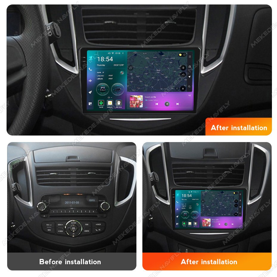 MEKEDE M6 PRO Android 11 Car Gps Fm Car Radio for Chevrolet Trax Tracker 2014-2016 DSP GPS BT Car Android Player Touch Screen