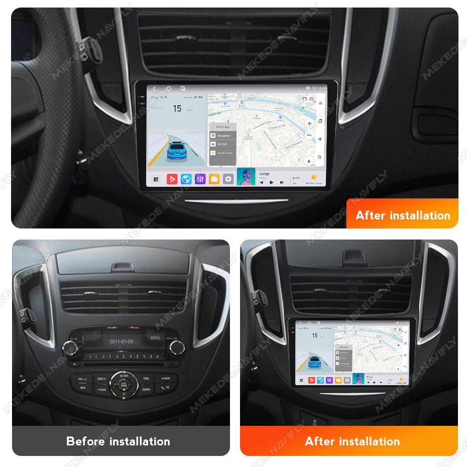 MEKEDE M6 PRO Android 11 Car Gps Fm Car Radio for Chevrolet Trax Tracker 2014-2016 DSP GPS BT Car Android Player Touch Screen
