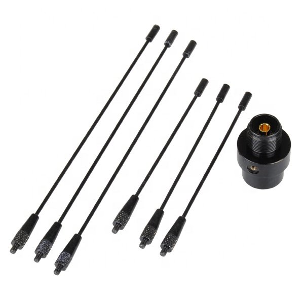 RE-02 Portable Ground Plane Radials Professional Adapter UHF Female/Male Signal Enhance Antenna for Omni-directional Car Radio