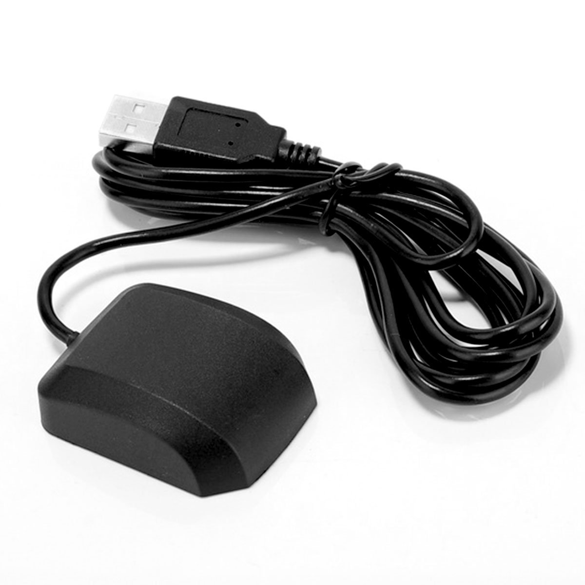New USB GPS Receiver Antenna External GPS Antenna Remote Mount USB GPS Receiver for Laptop PC Car Marine Navigation